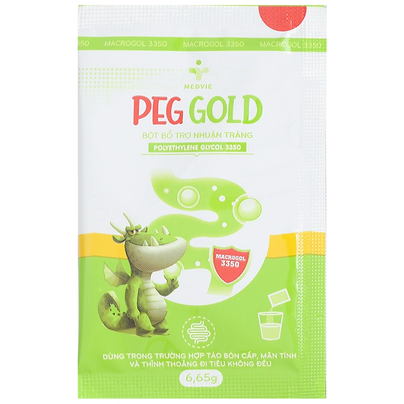 Bột bổ trợ nhuận tràng PEG Gold hộp 30 gói x 6.65g - 5